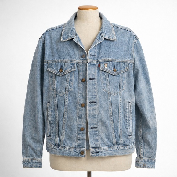 Levi's Other - Vtg 80s Levis 71506-0216 Blue Denim Trucker Jean Jacket Light Wash Mens 40L USA